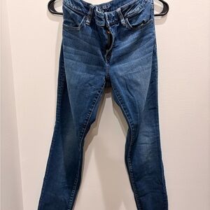 American Eagle Outfitters Dark Blue Super Stretch Skinny Jeans